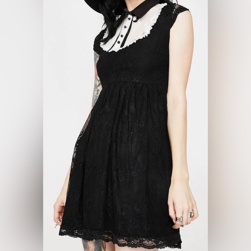 Elegant Black Lace Dress